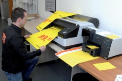 Swiss discount furniture superstore LIPO prints its own price tags, banners and...