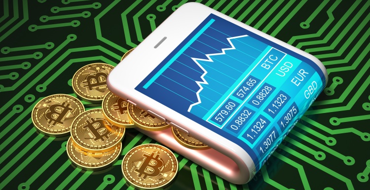 Photo: Cryptocurrency Bitcoin with smartphone; copyright: panthermedia.net /...