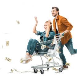 Thumbnail-Photo: Overspending is common when shopping online