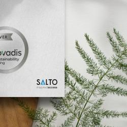 Thumbnail-Foto: SALTO mit Silber-Einstufung in der EcoVadis-Nachhaltigkeitsbewertung...