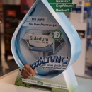 The counter display of Soledum HVA is send to pharmacies already equipped....