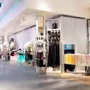 A modern design fashion pop-up store