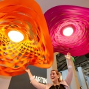 Photo: Lighting solutions from the trade fair Light + Building  2016...