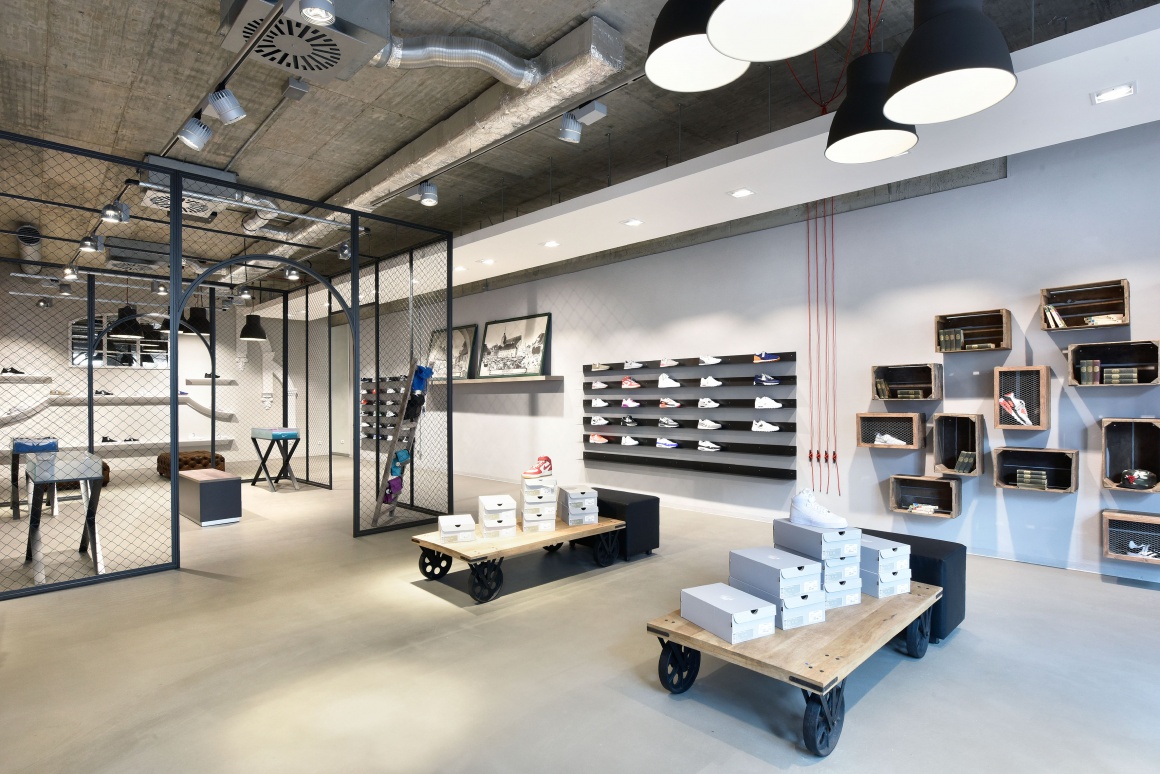 Photo: What shop design can look like: Sneakstar in Flensburg...