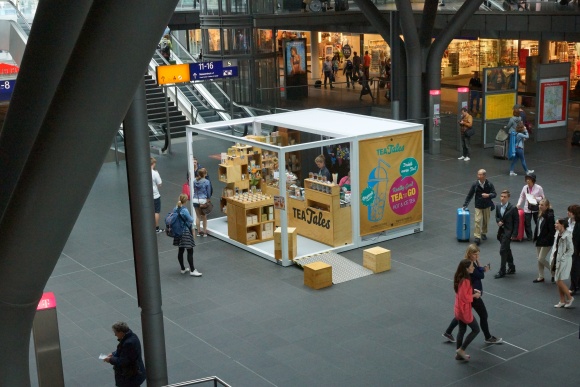 TeaTales - aufgepoppt mitten im Berliner Hauptbahnhof für einen Monat....