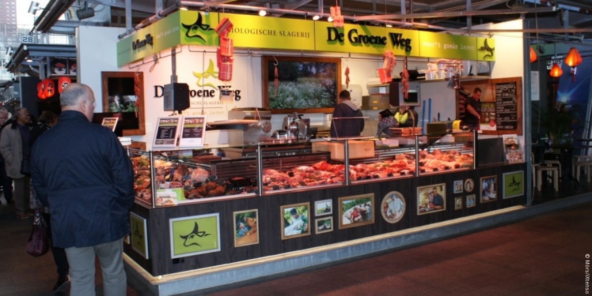 Photo: A different type of market: The Market Hall in Rotterdam...