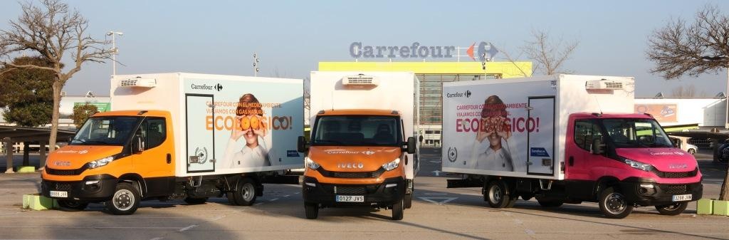 Photo: Carrefour Spain rolls out compressed natural gas trucks in its fleet...