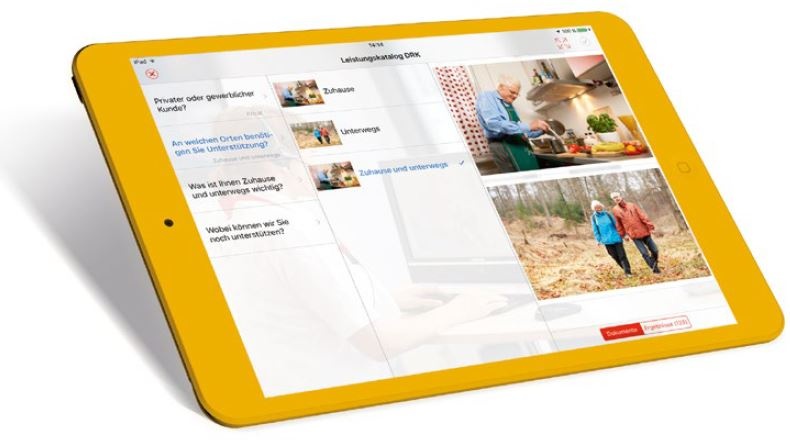 Foto: SOLO Base: iPad-App vereinfacht Vertragserfassung des DRK...