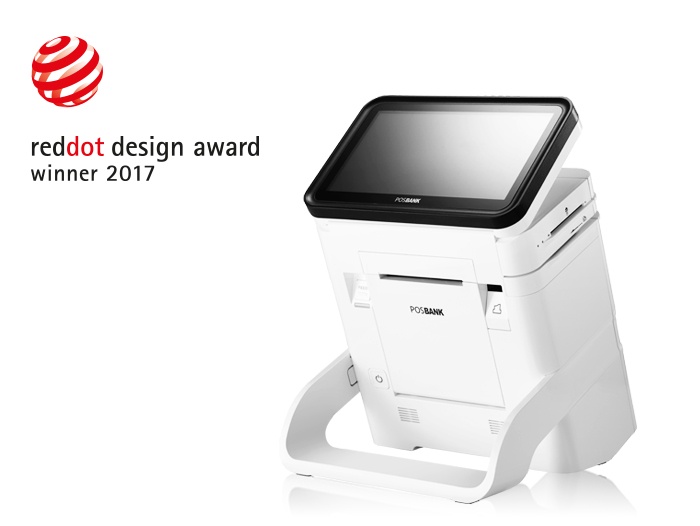 Photo: Posbank DCR wins the Red Dot Design Award 2017...