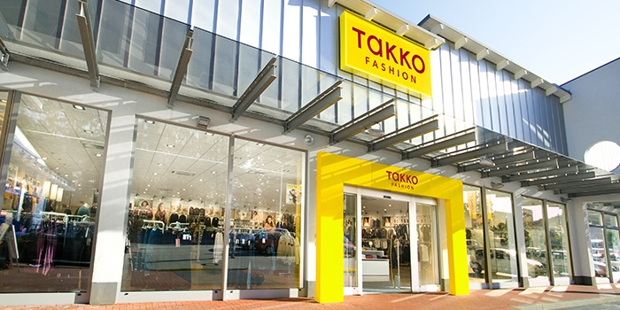 Eingang einer Takko Fashion Filiale