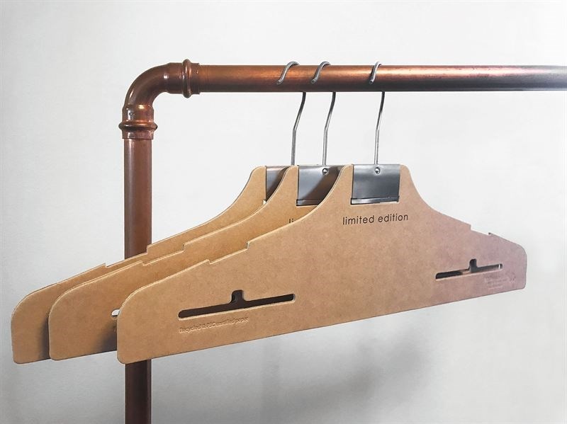 hangers using recycled paper