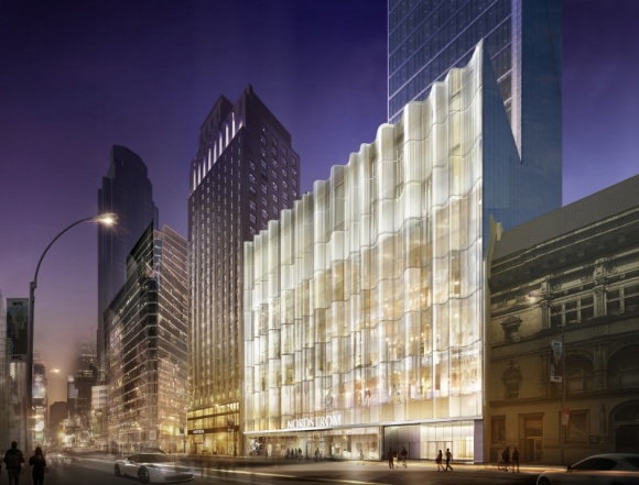 Photo: New York: Footprint and exterior design of first Nordstrom store...