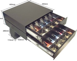 Cash drawer SecurePlus SL3000DOUBLE-SK