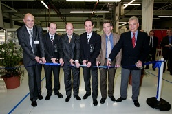 The way is cleared for the new Lead Design Center (from left to right): Dr....
