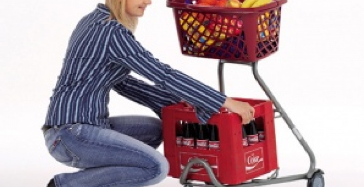 Photo: Pick-up trolley and GT26 shopping basket