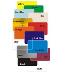 All colours above are available with magnetic stripe. Our Plain white cards are...