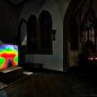 Photo: Spero Lucem - HoloSign Artwork in St. Agnes´ Church in Cologne...