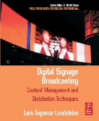 Book Cover Digital Signage Broadcasting