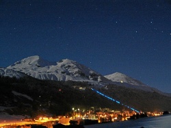 Ledon has created a strinking landmark in Davos through lighting up the...
