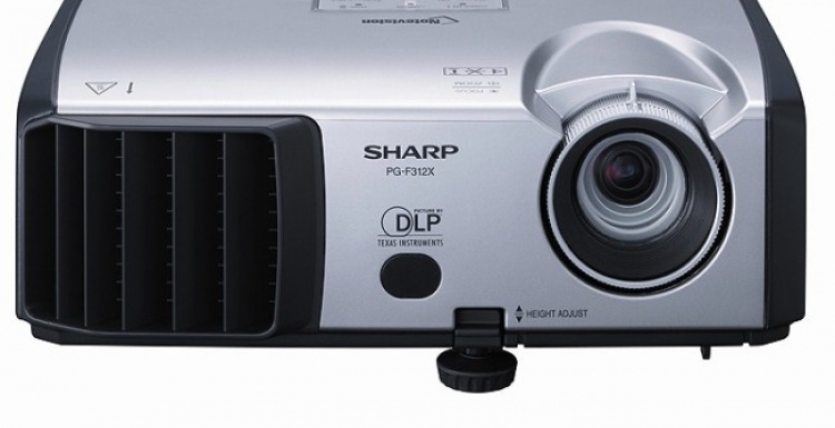 Photo: Sharp projectors provide brilliant performance with DLP technology and...