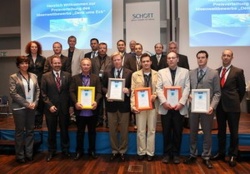 The winners of the Schott-Rohrglas ideas competition were honored during an...