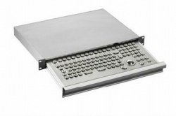 Tastaturschublade KVD-102 mit Edelstahltastatur