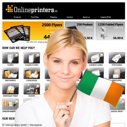 With the launch of the Irish web shop, Onlineprinters GmbH now operates eleven...