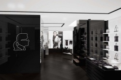 The journey through the KARL LAGERFELD experience takes the consumer through...