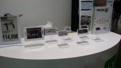 Pricer labels at EuroCIS 2015.