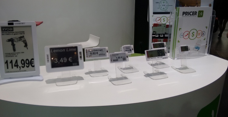Photo: Pricer unveils SmartFlash to European Retailers at EuroCIS 2015...