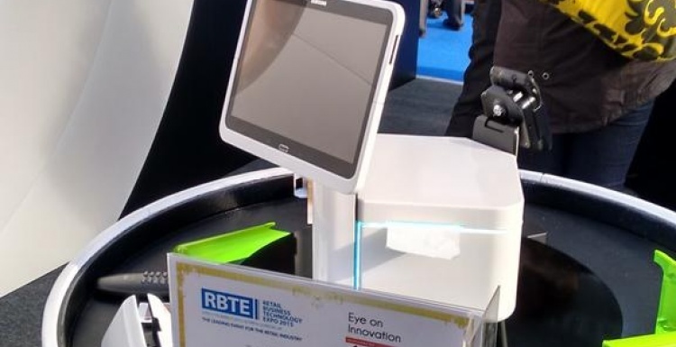Photo: Eye on innovation: Unique Secure introduces a worlds first at RBTE 2015...
