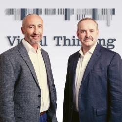Carl Smallshaw and Karl McKeever, founder and managing director of Visual...