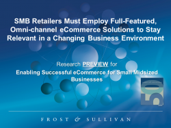 Enabling successful eCommerce for small midsized businesses...
