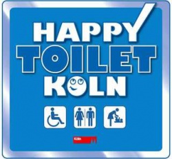 Das Mitmach-Logo der Stadt Köln für Unternehmen, die ihre Toiletten für die...