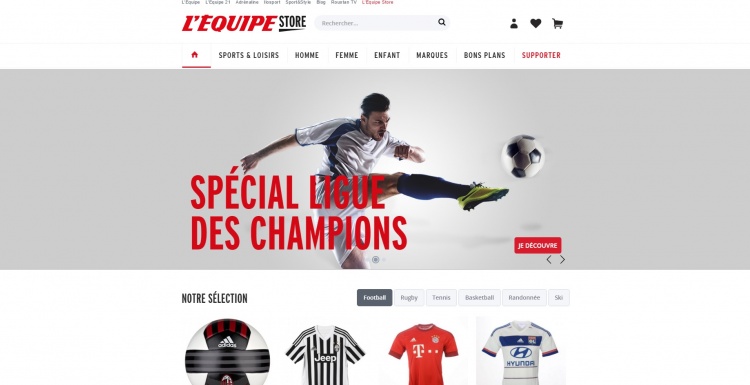 Photo: L’Équipe launches marketplace for sports products...