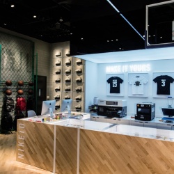 Thumbnail-Photo: Inside the Nike & Jordan Basketball experience store in Beijing...