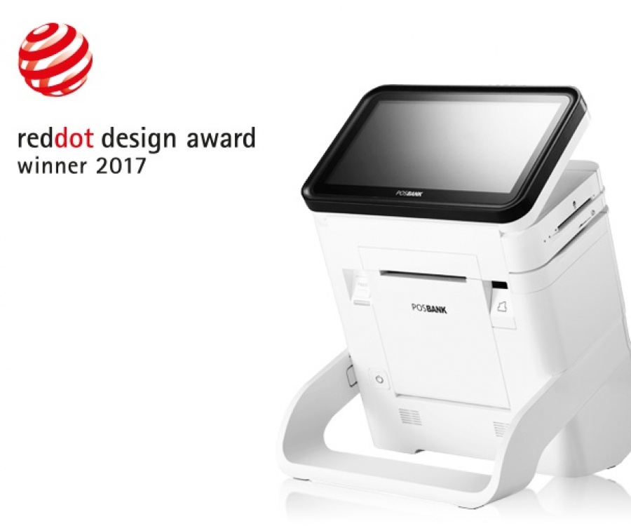 Photo: Posbank DCR wins the Red Dot Design Award 2017...