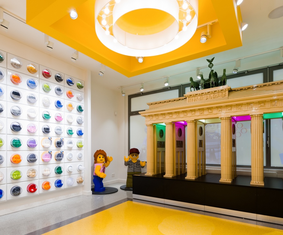 Photo: What shop design can look like: the Lego flagship store in Berlin...