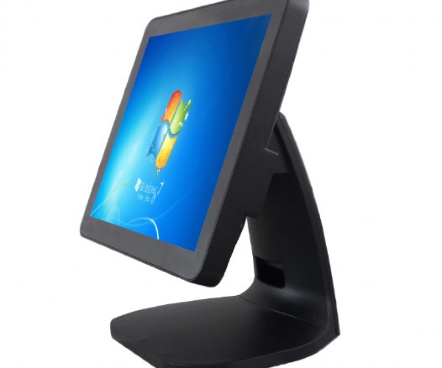 Photo: New elegant free-bezel design 15 inch all-in-one touch POS terminal...