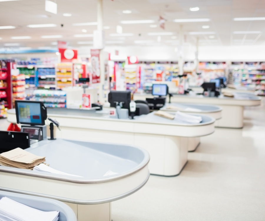 Photo: Checkout maze: When cashiers vanish behind the terminal...