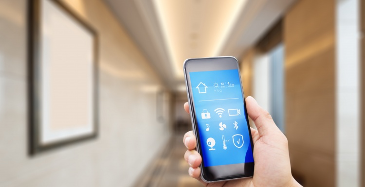 Smartphone steuert Licht