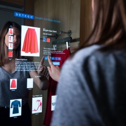 Thumbnail-Photo: EuroCIS 2018: Detego shows digital InStore solutions for the fashion...