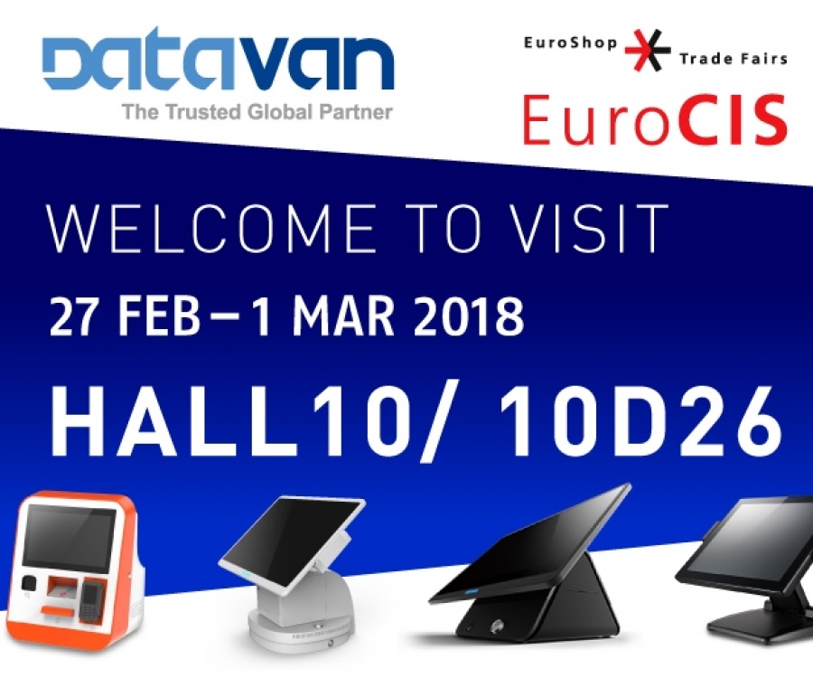 Photo: Explore DataVan’s latest revolutionary retail solutions at EuroCIS 2018...