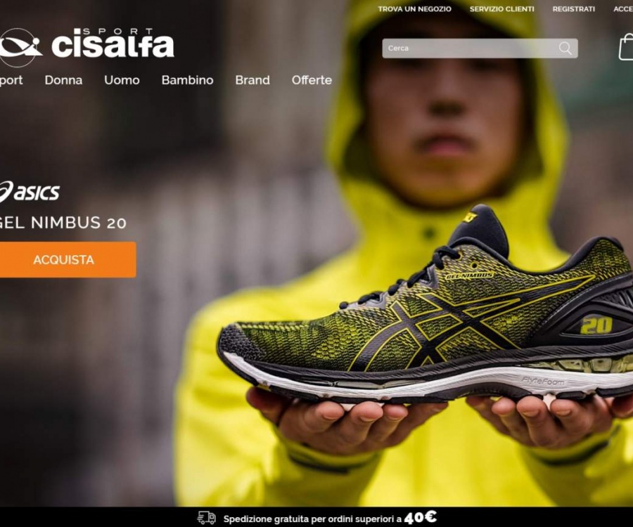 Photo: Cisalfa Sport S.P.A. launches new online shop...