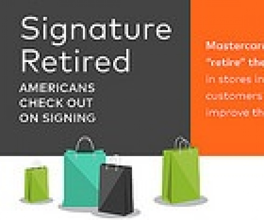 Photo: Mastercard retires customer signatures