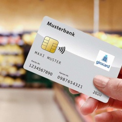 Thumbnail: Foto: Bei Kaufland kontaktlos bezahlen mit der girocard...