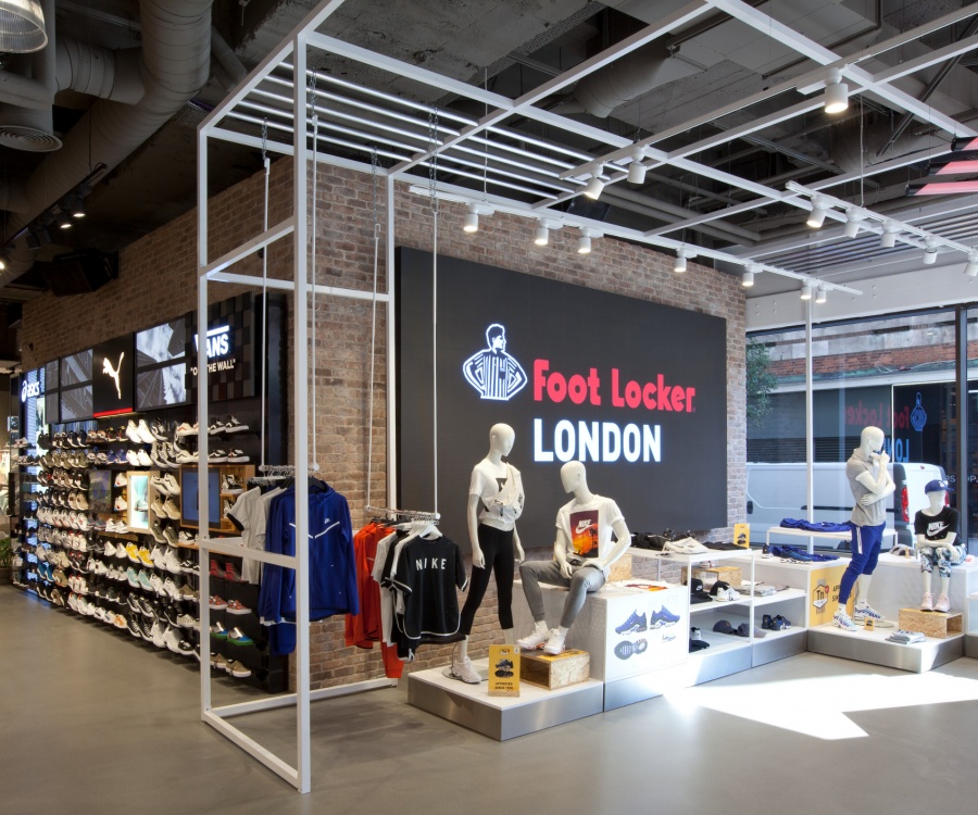 Photo: What shop design can look like: Foot Locker in London...