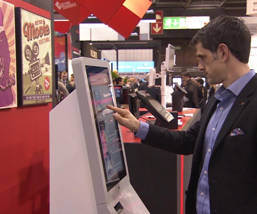 Photo: Posiflex: interactive self-service kiosk systems for the POS...