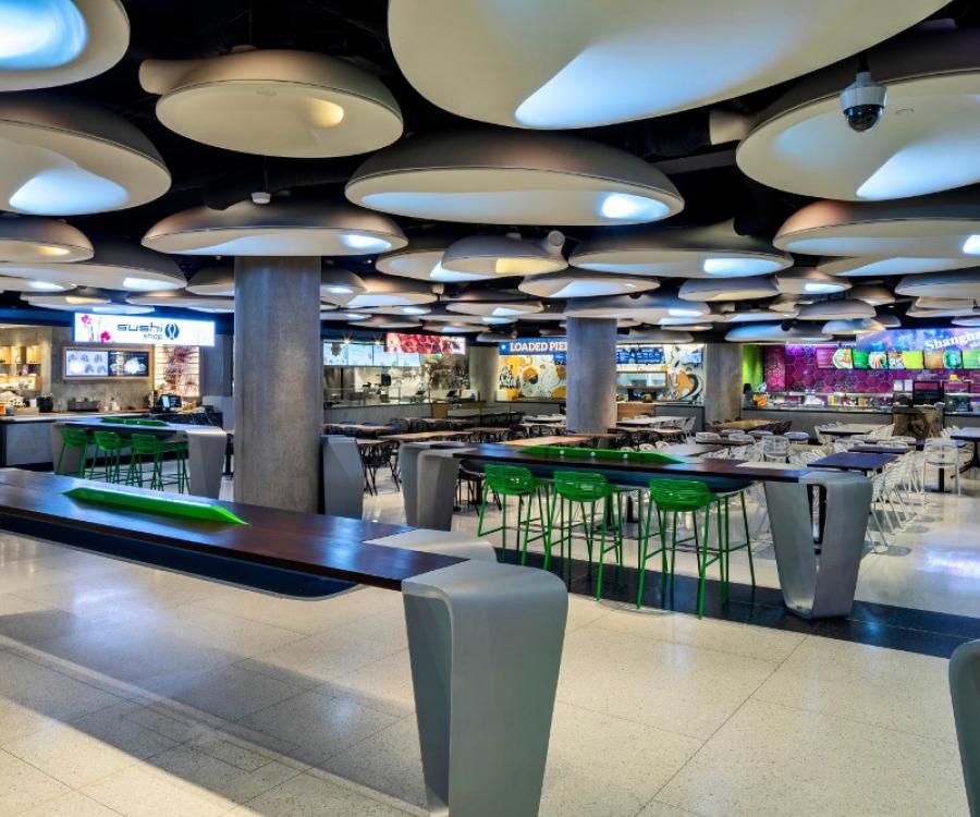 Photo: New Union Station Food Court lighting atmosphere...