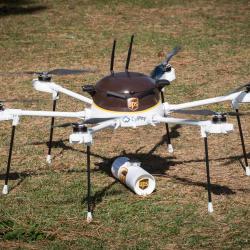 Thumbnail-Photo: UPS applies for certification to operate drone delivery unit...